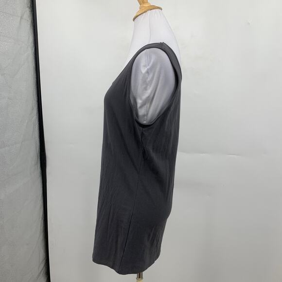 Duluth Trading Tank Top Womens L Large Graphite Sleeveless Scoop Neck Casual - Picture 3 of 10